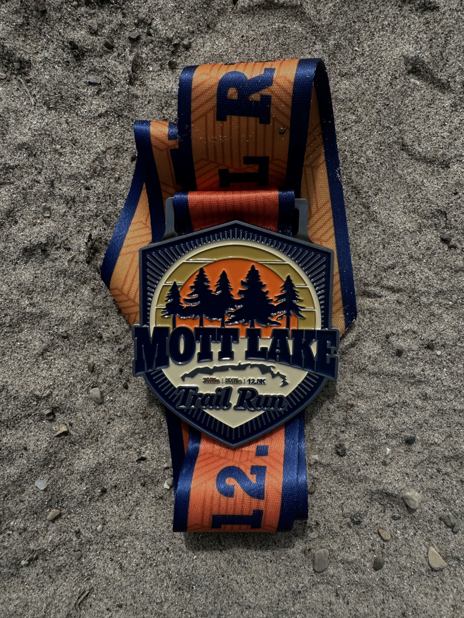 Mott Lake Trail Run medal